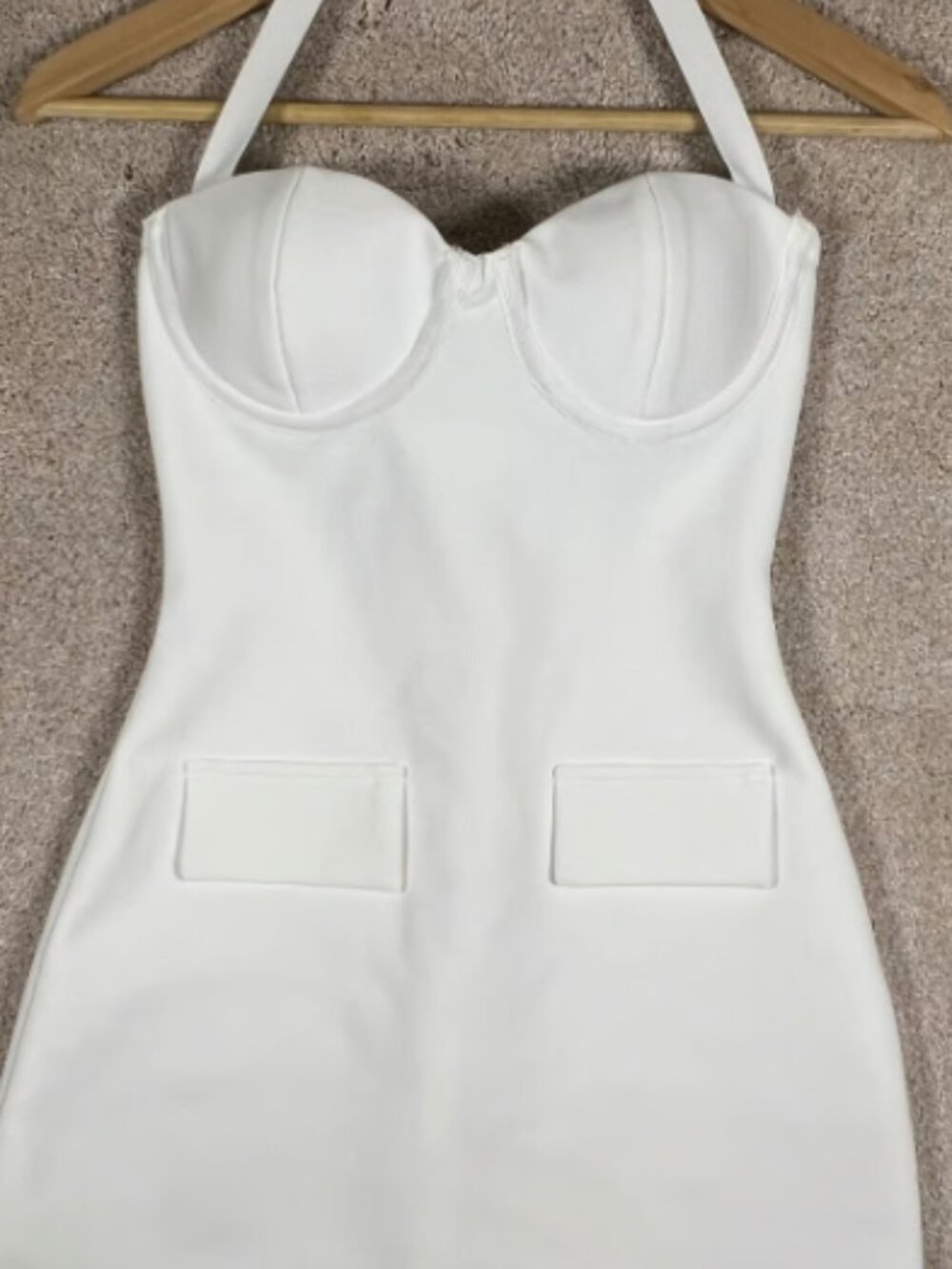 FASHIONNOVA white mini dress
